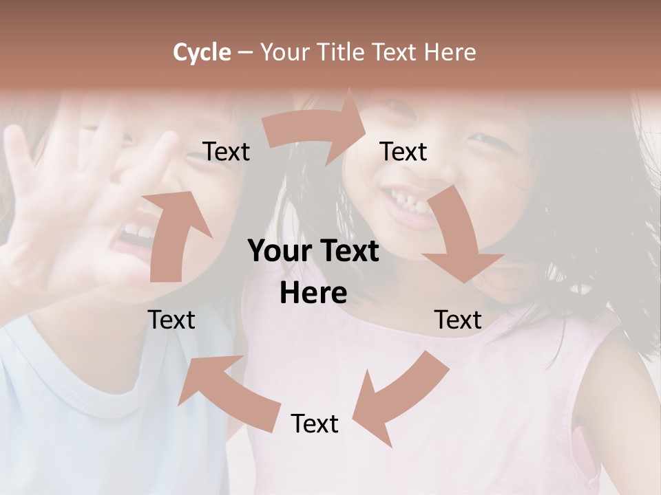 Handsome Outside Smiley PowerPoint Template