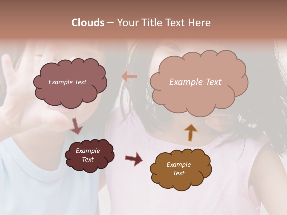 Handsome Outside Smiley PowerPoint Template