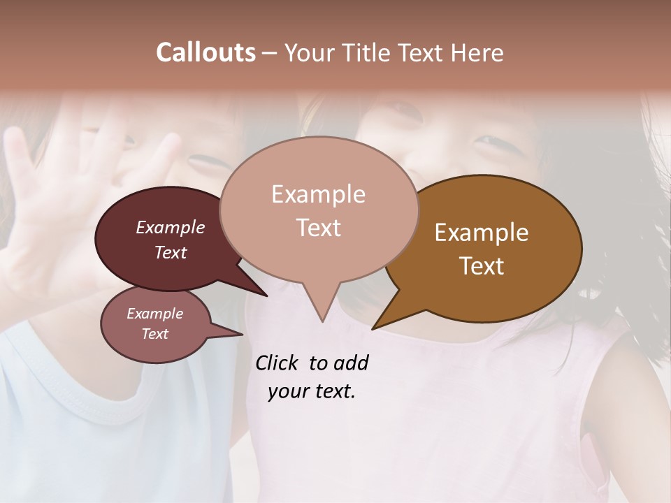 Handsome Outside Smiley PowerPoint Template