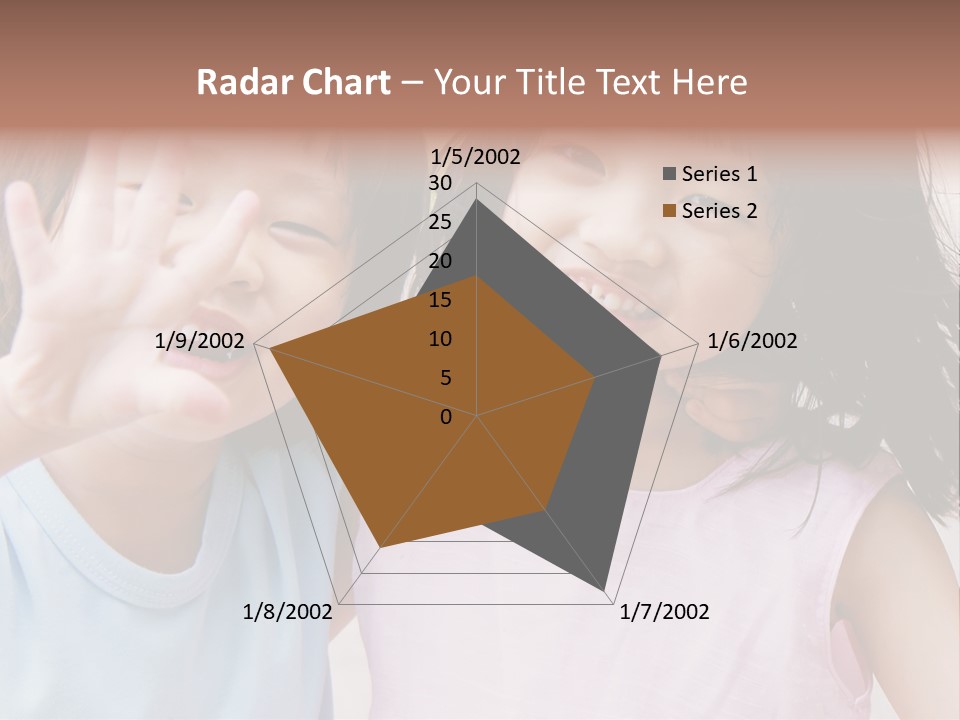 Handsome Outside Smiley PowerPoint Template