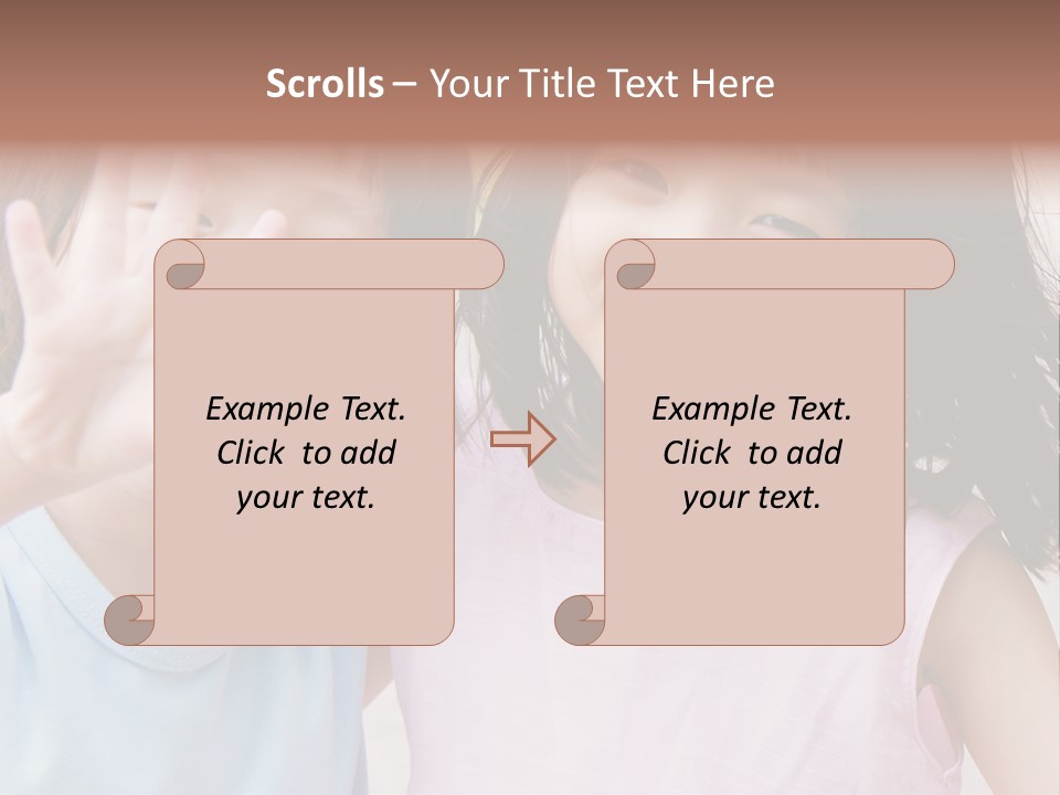 Handsome Outside Smiley PowerPoint Template