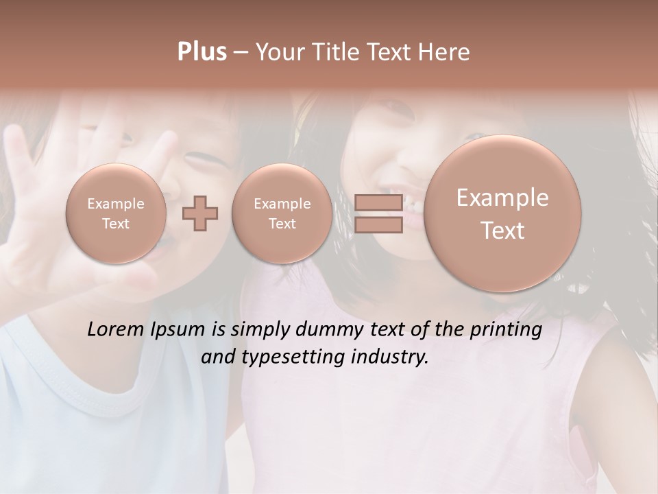 Handsome Outside Smiley PowerPoint Template