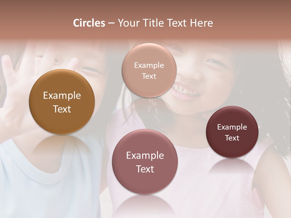 Handsome Outside Smiley PowerPoint Template