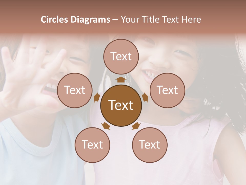 Handsome Outside Smiley PowerPoint Template
