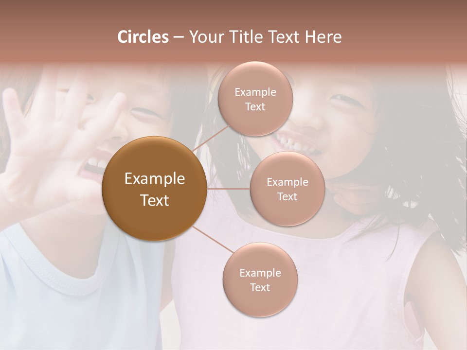 Handsome Outside Smiley PowerPoint Template