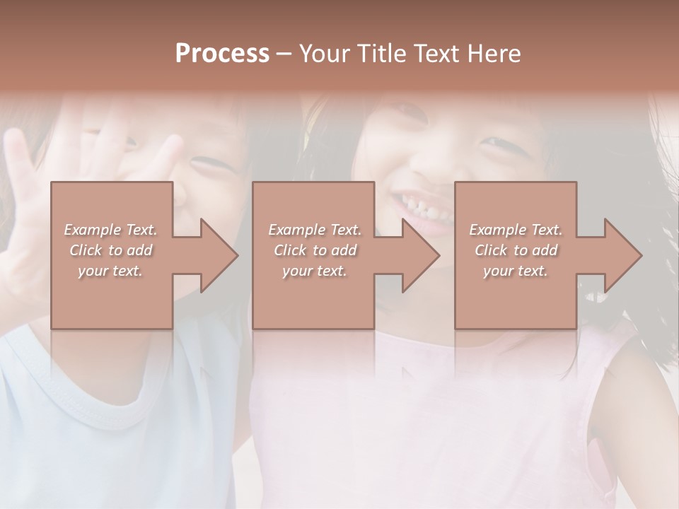 Handsome Outside Smiley PowerPoint Template