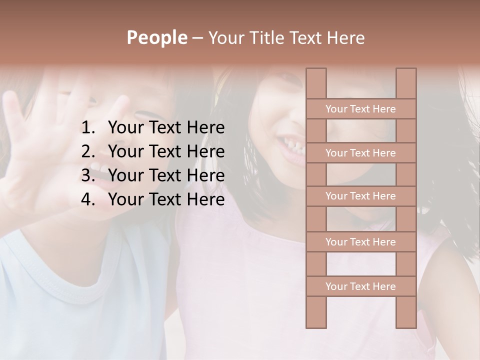 Handsome Outside Smiley PowerPoint Template