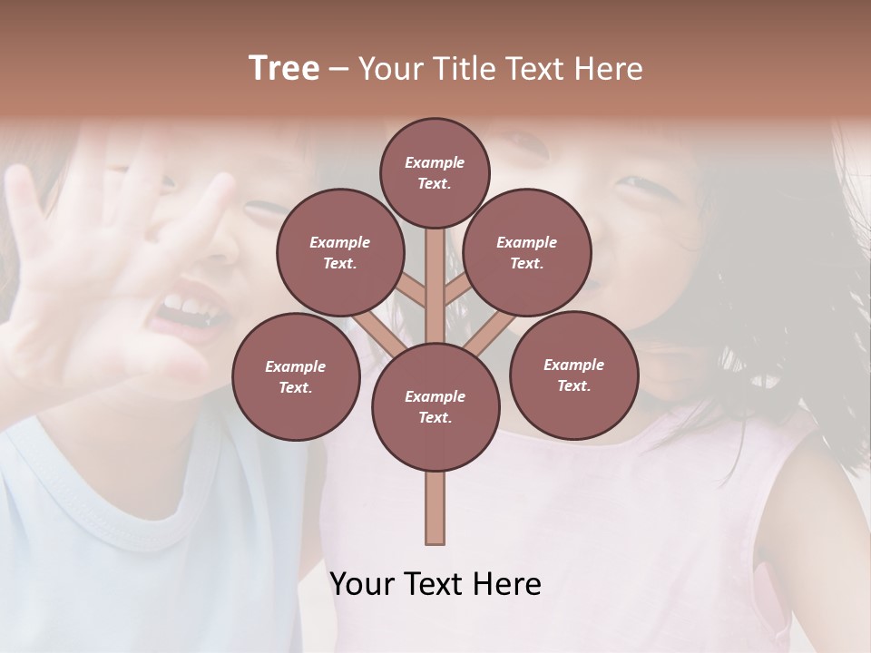 Handsome Outside Smiley PowerPoint Template