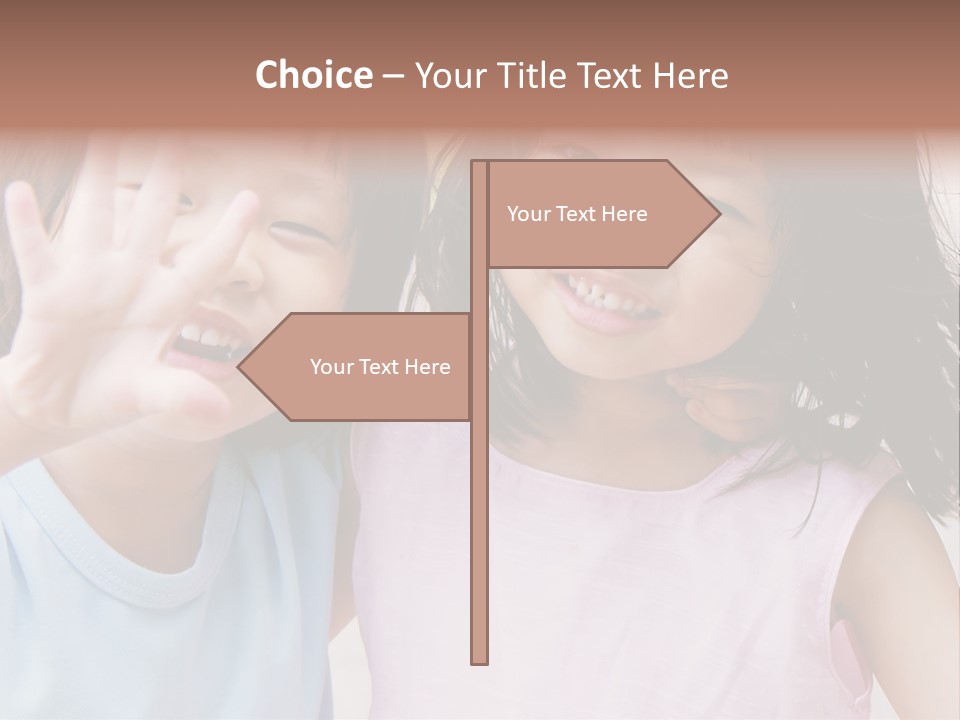 Handsome Outside Smiley PowerPoint Template
