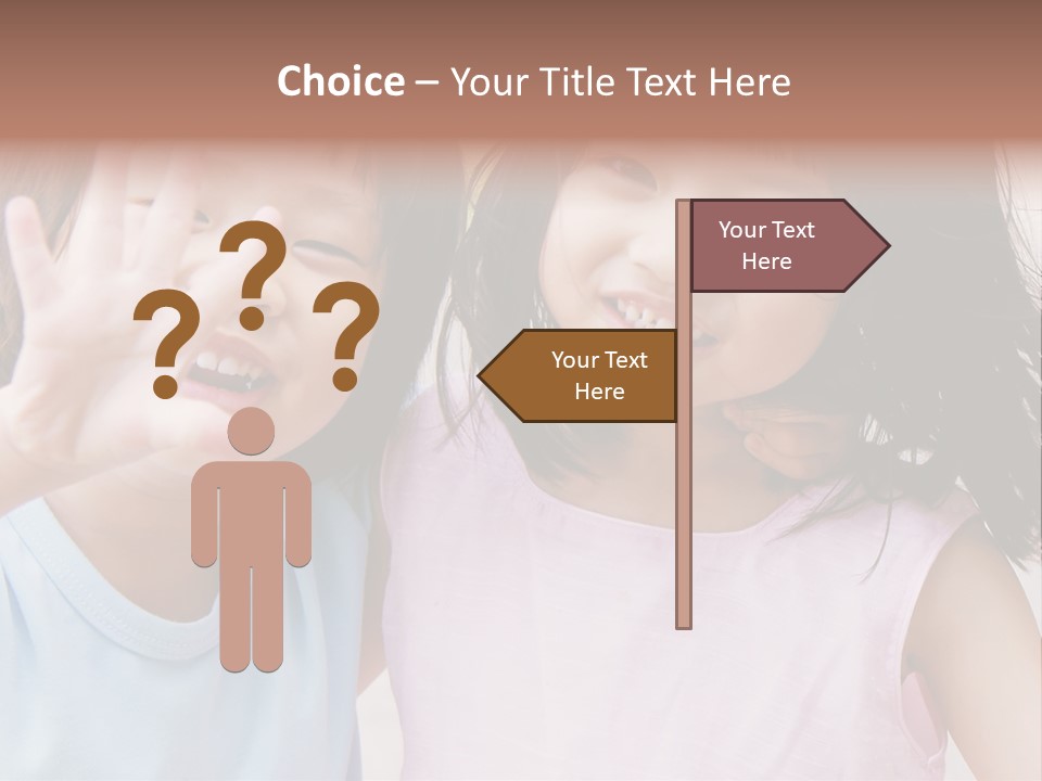 Handsome Outside Smiley PowerPoint Template