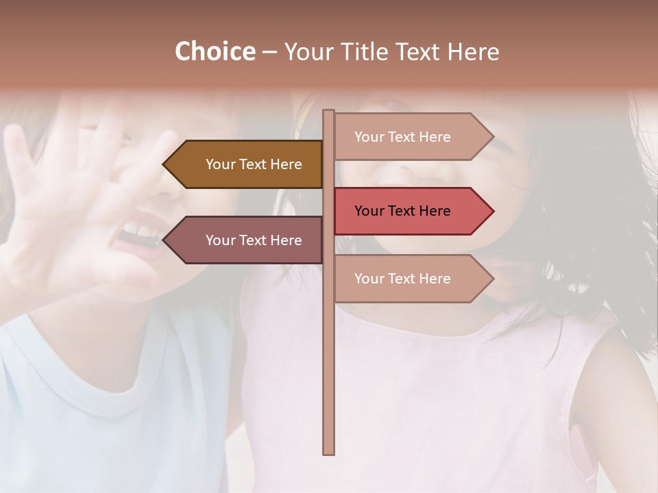 Handsome Outside Smiley PowerPoint Template