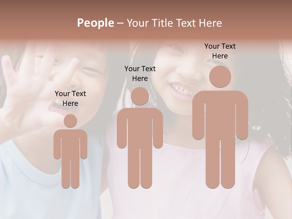Handsome Outside Smiley PowerPoint Template