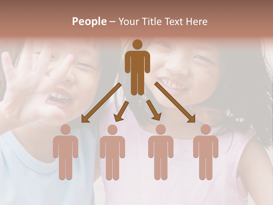 Handsome Outside Smiley PowerPoint Template