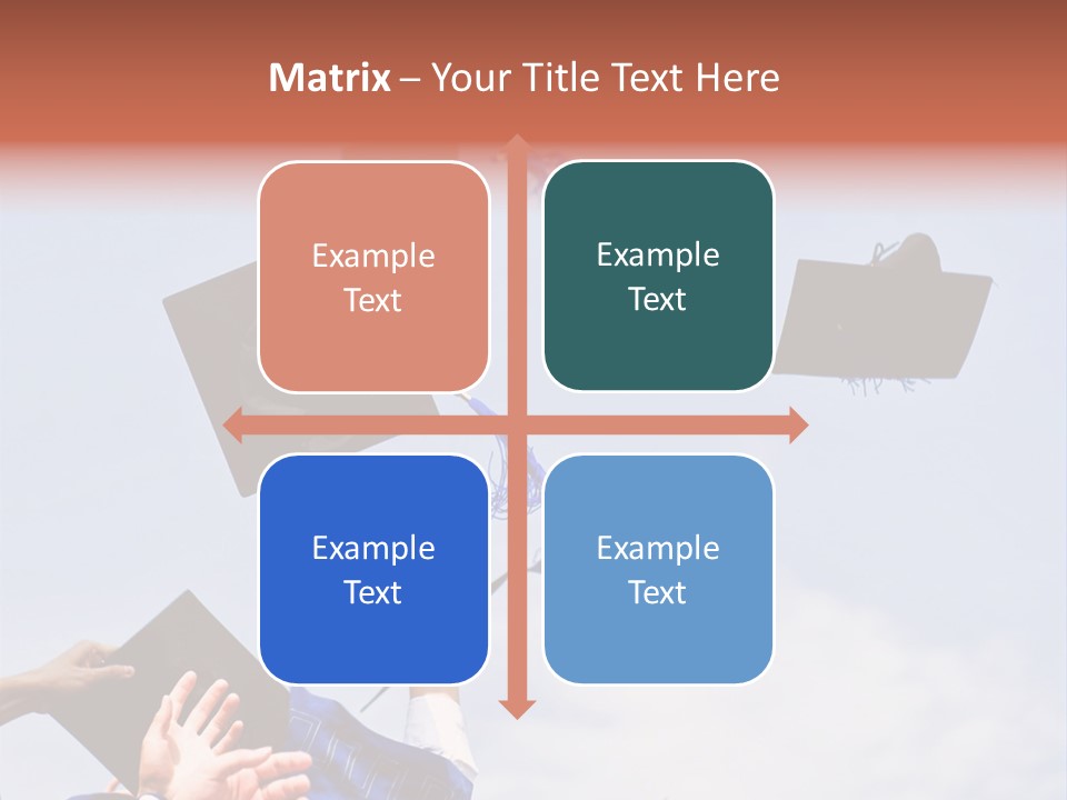 Mortarboard Masters Success PowerPoint Template