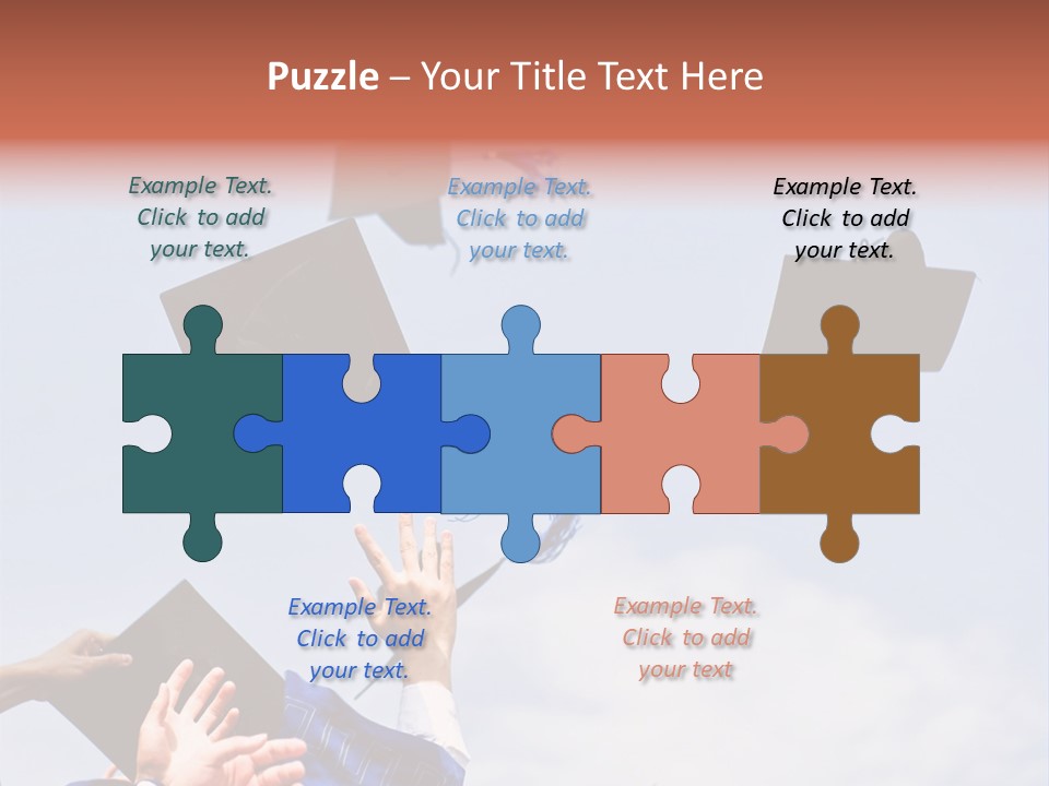 Mortarboard Masters Success PowerPoint Template