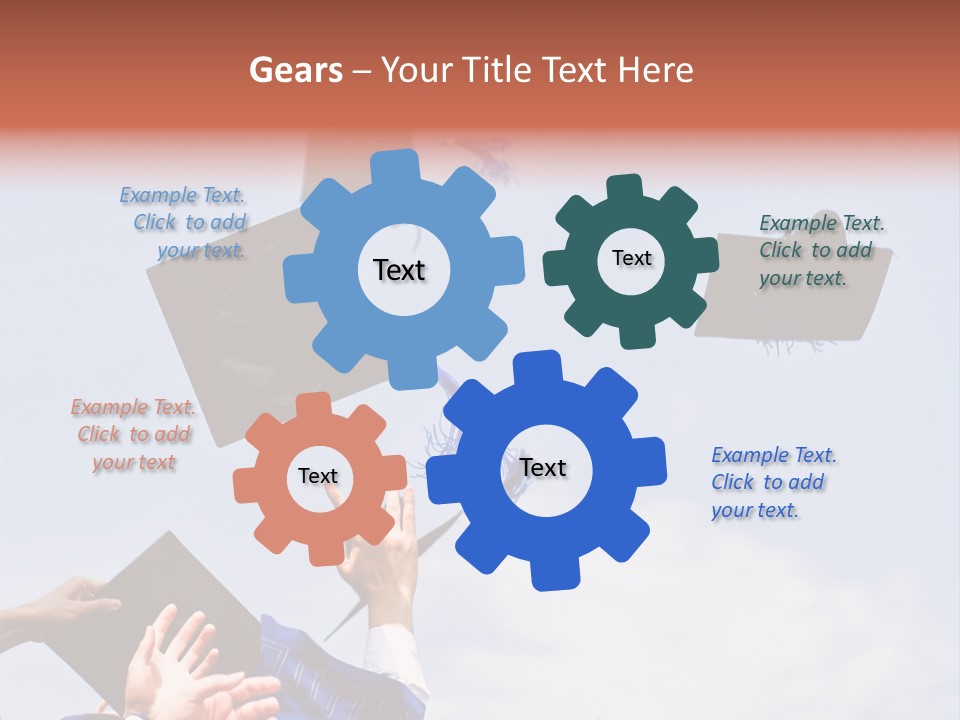 Mortarboard Masters Success PowerPoint Template