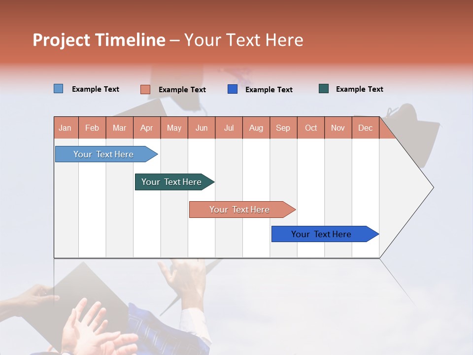 Mortarboard Masters Success PowerPoint Template