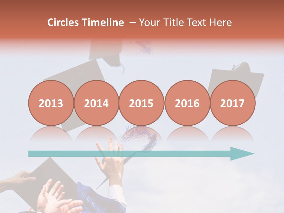 Mortarboard Masters Success PowerPoint Template