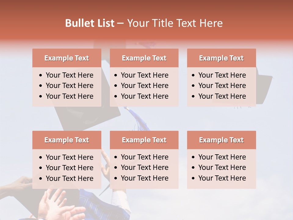 Mortarboard Masters Success PowerPoint Template