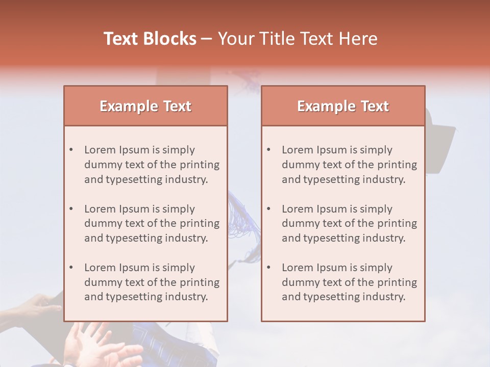 Mortarboard Masters Success PowerPoint Template
