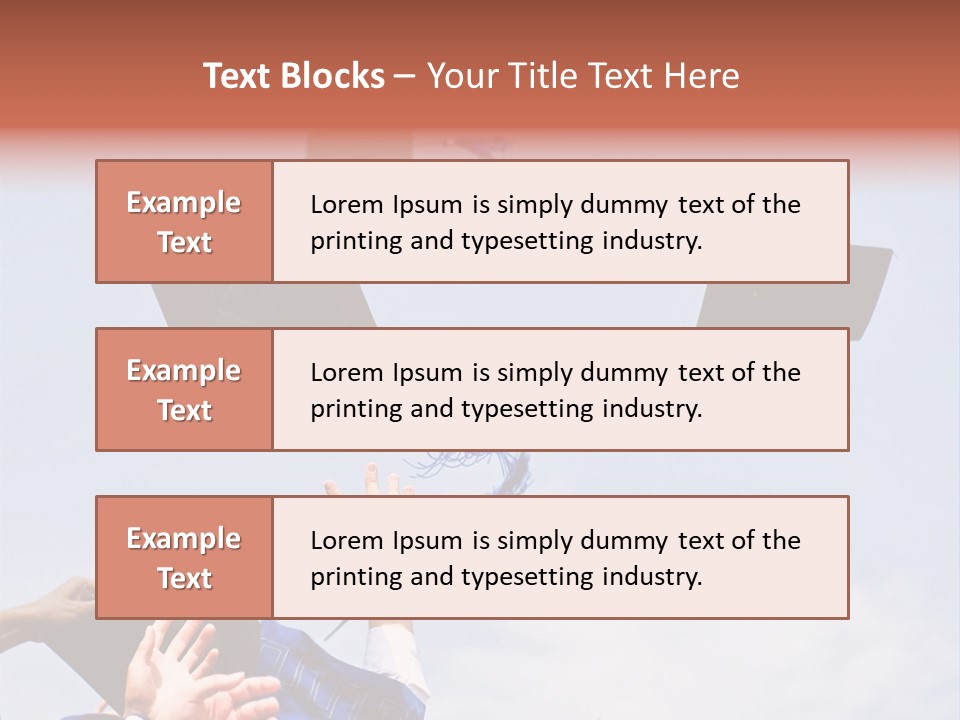 Mortarboard Masters Success PowerPoint Template