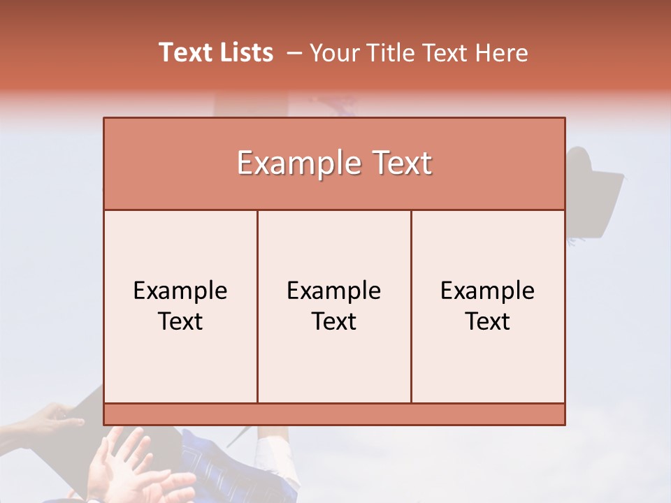 Mortarboard Masters Success PowerPoint Template