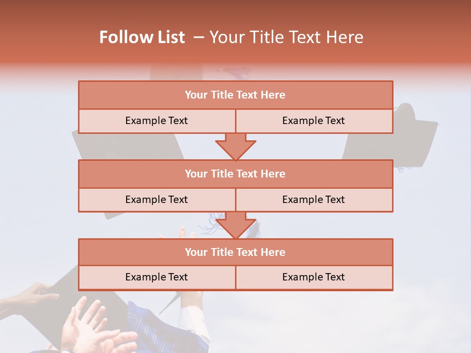 Mortarboard Masters Success PowerPoint Template
