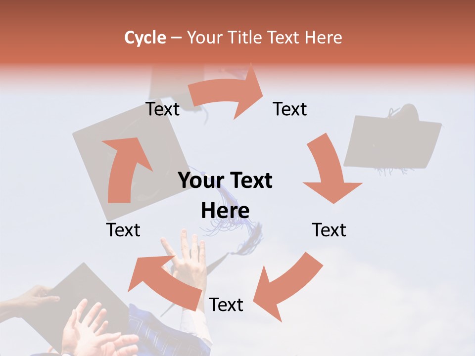 Mortarboard Masters Success PowerPoint Template