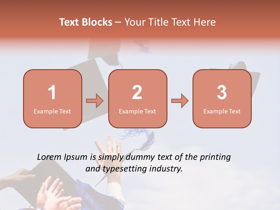 Mortarboard Masters Success PowerPoint Template