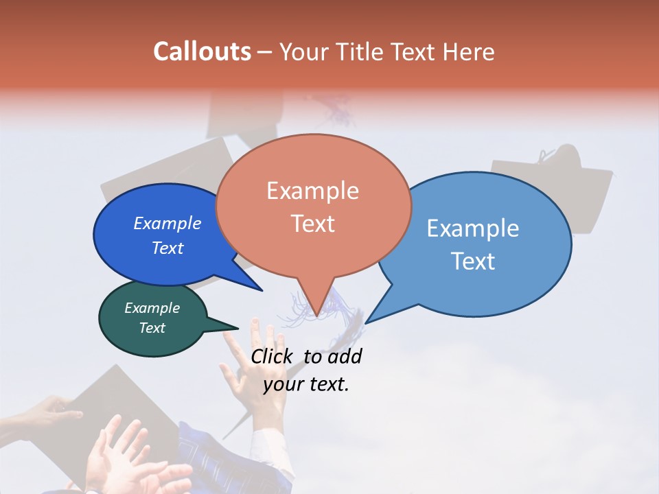 Mortarboard Masters Success PowerPoint Template