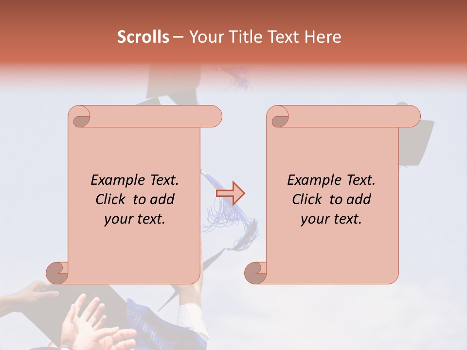 Mortarboard Masters Success PowerPoint Template