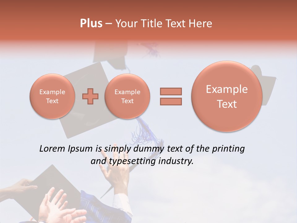 Mortarboard Masters Success PowerPoint Template