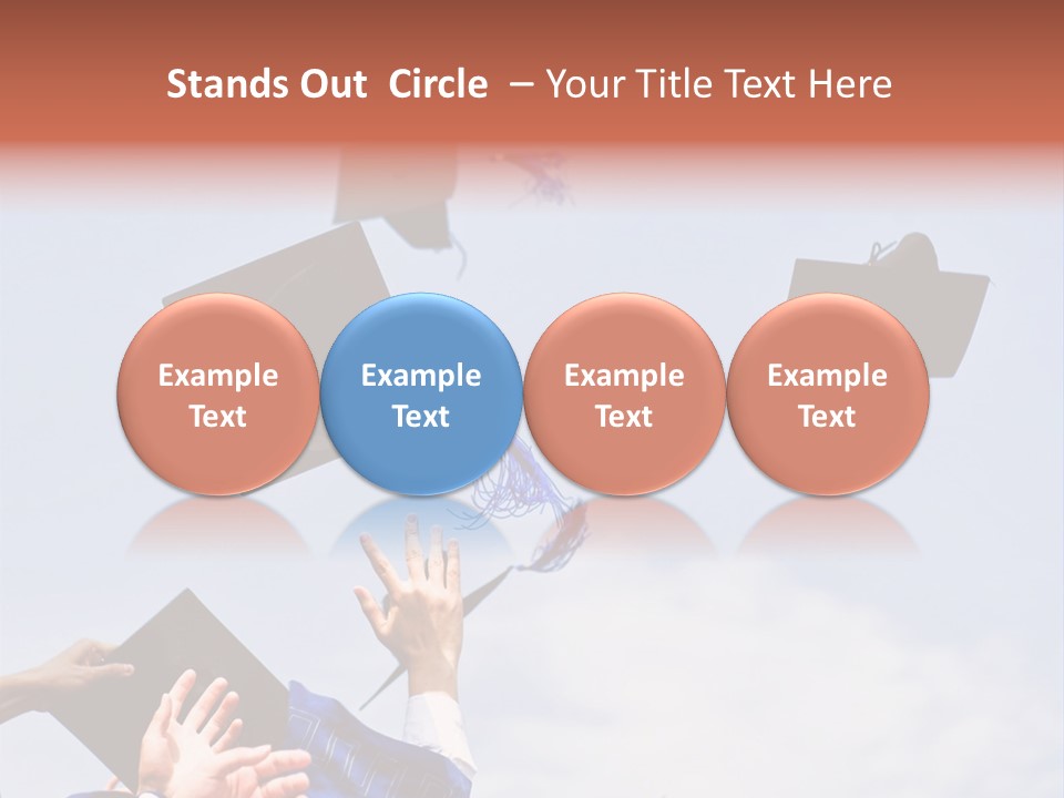 Mortarboard Masters Success PowerPoint Template