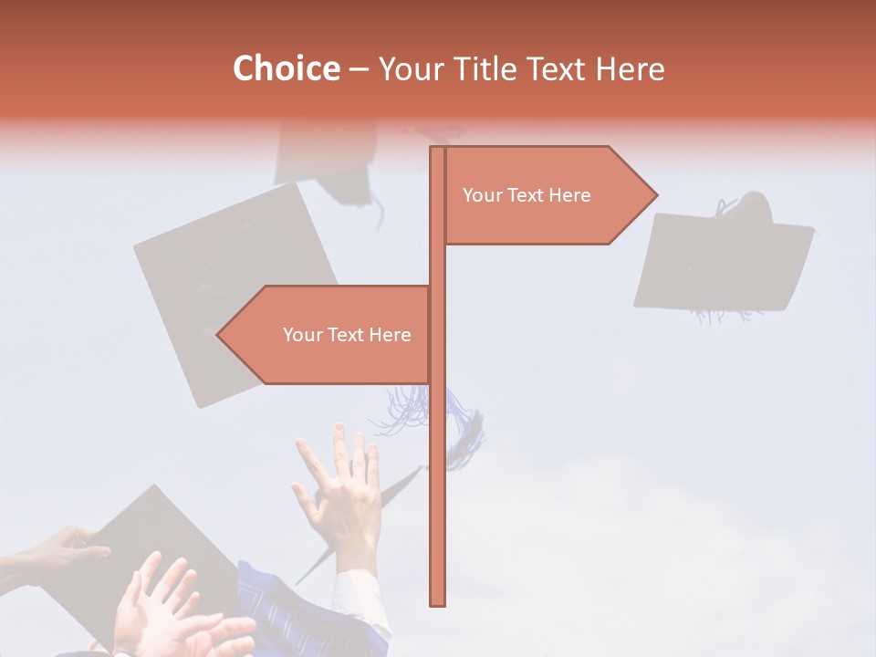 Mortarboard Masters Success PowerPoint Template