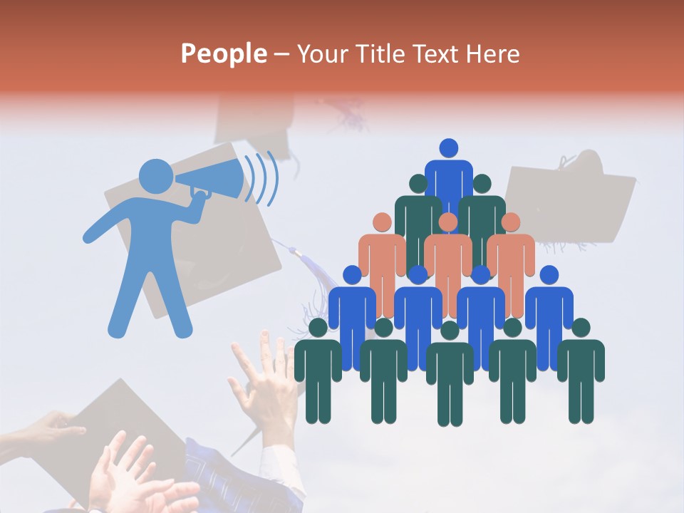 Mortarboard Masters Success PowerPoint Template