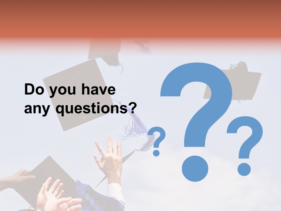 Mortarboard Masters Success PowerPoint Template