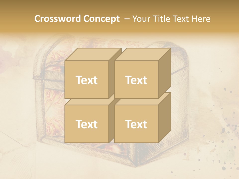 Single Retro Background PowerPoint Template