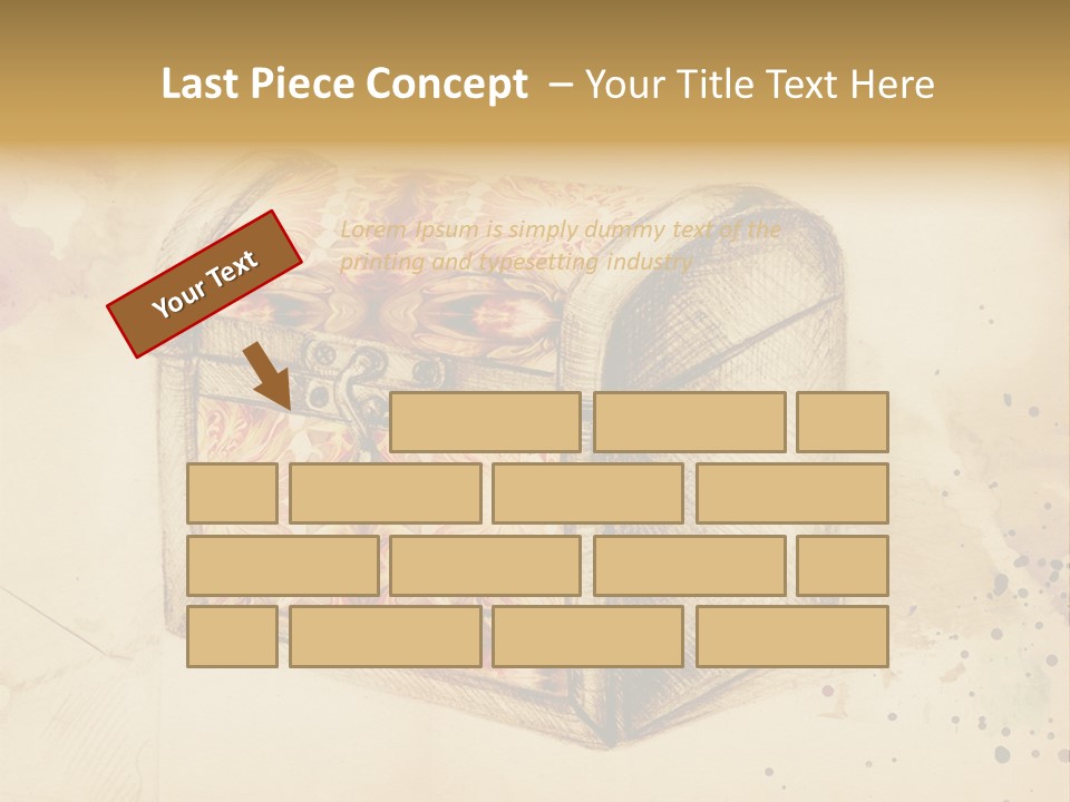 Single Retro Background PowerPoint Template