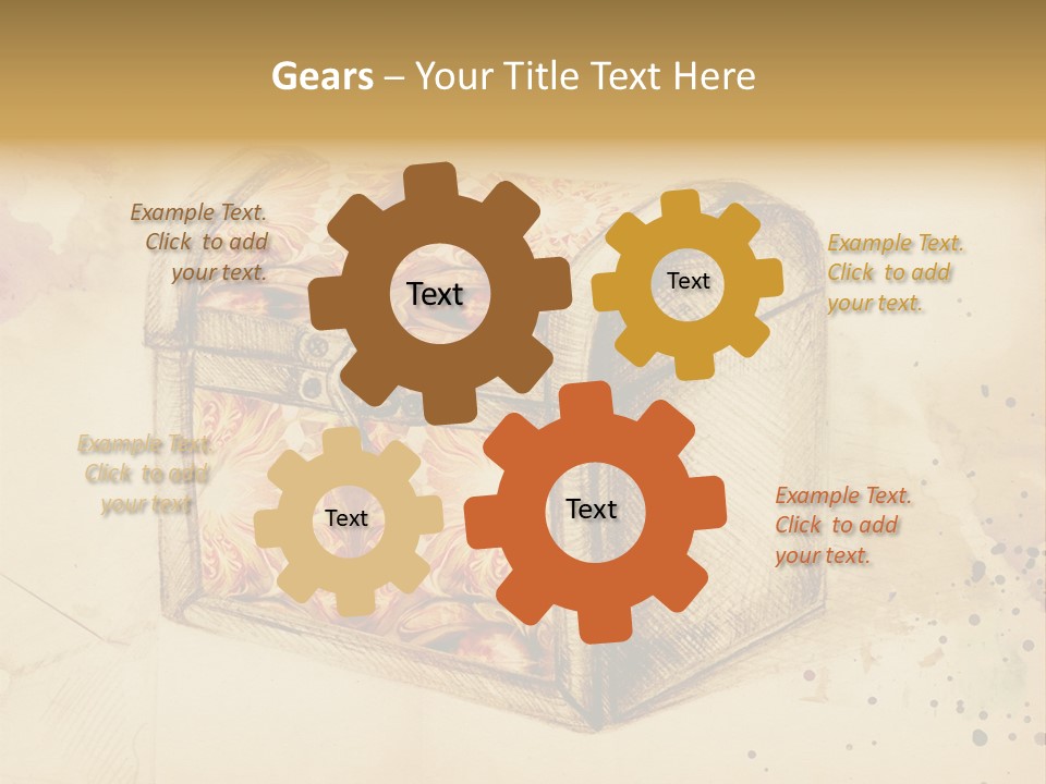 Single Retro Background PowerPoint Template