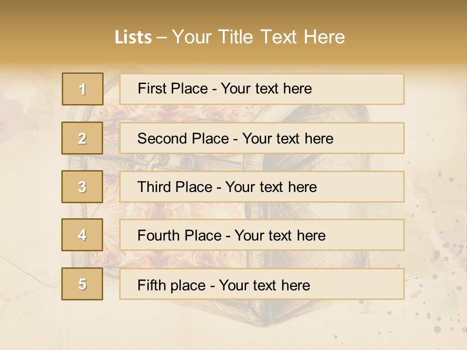 Single Retro Background PowerPoint Template