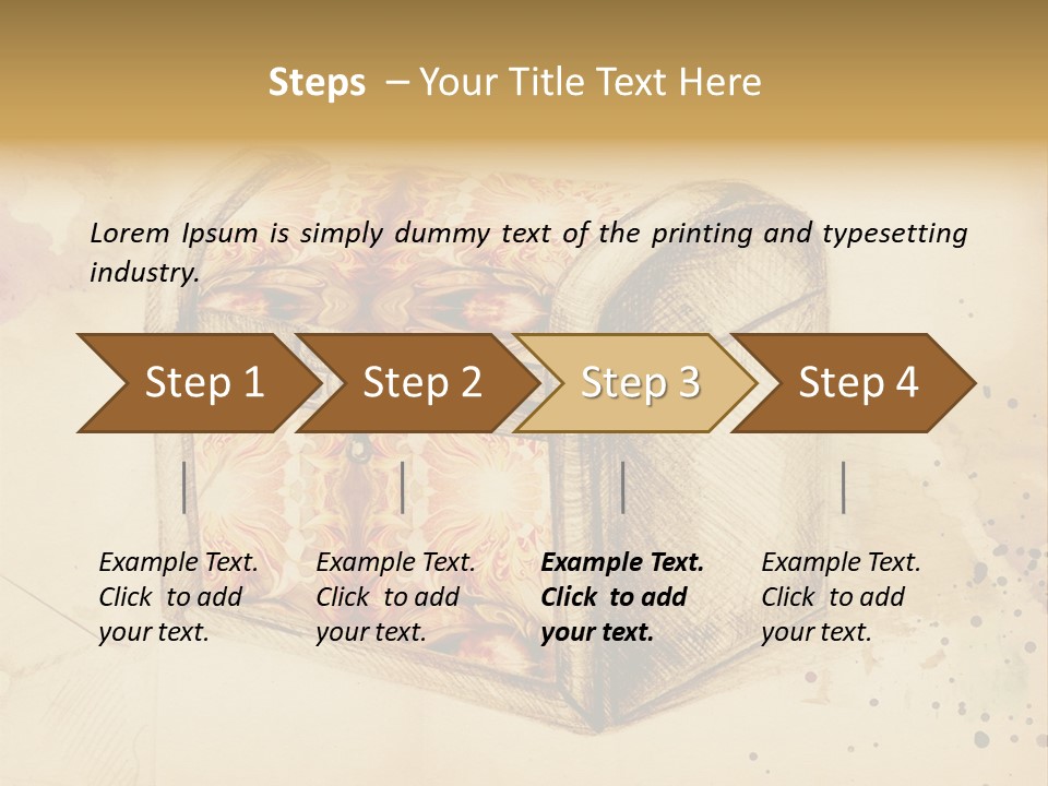 Single Retro Background PowerPoint Template