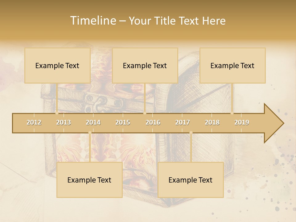 Single Retro Background PowerPoint Template
