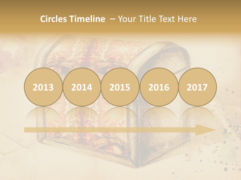 Single Retro Background PowerPoint Template