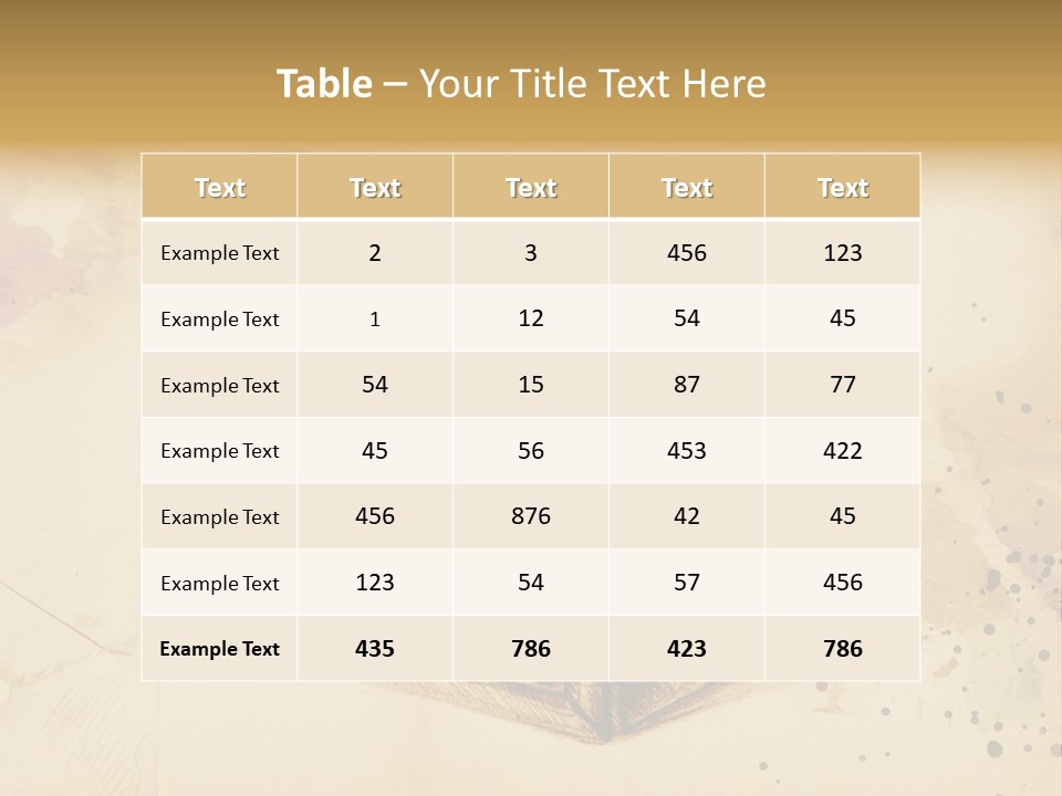Single Retro Background PowerPoint Template