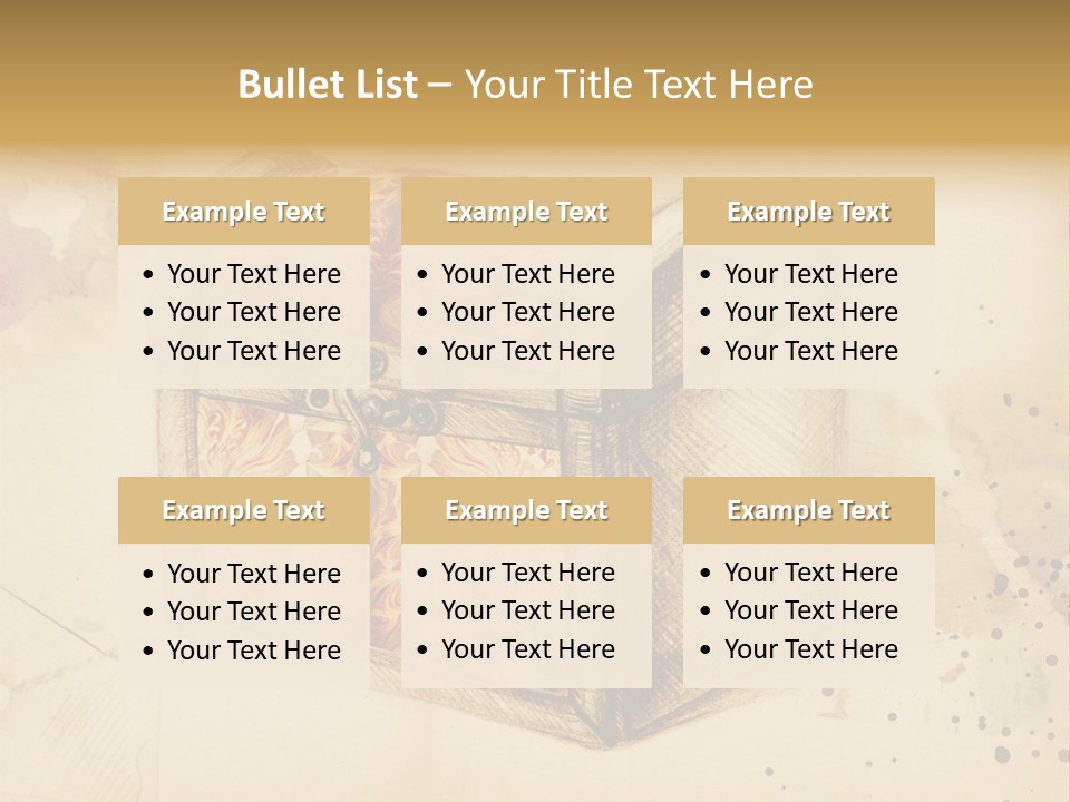 Single Retro Background PowerPoint Template