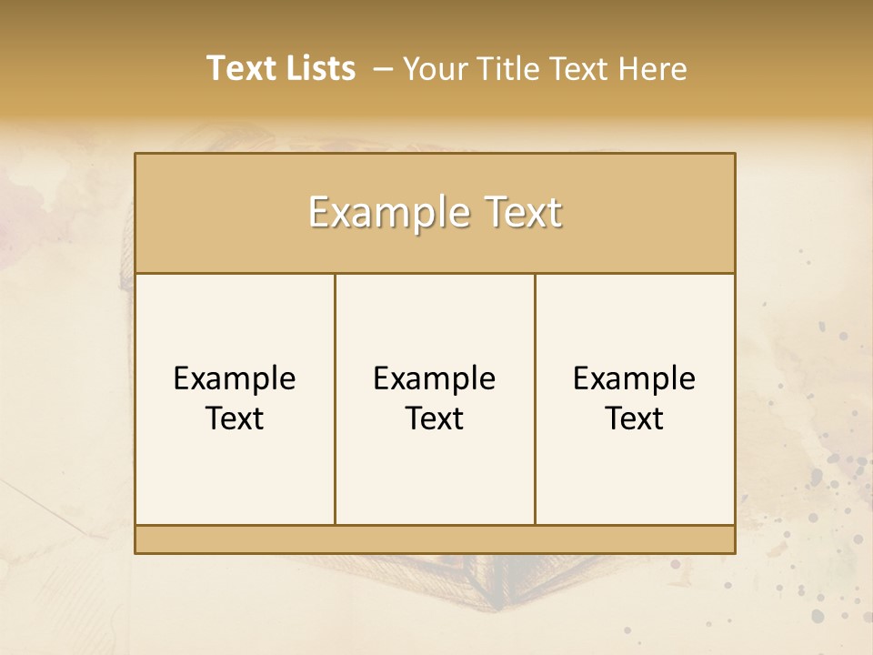 Single Retro Background PowerPoint Template