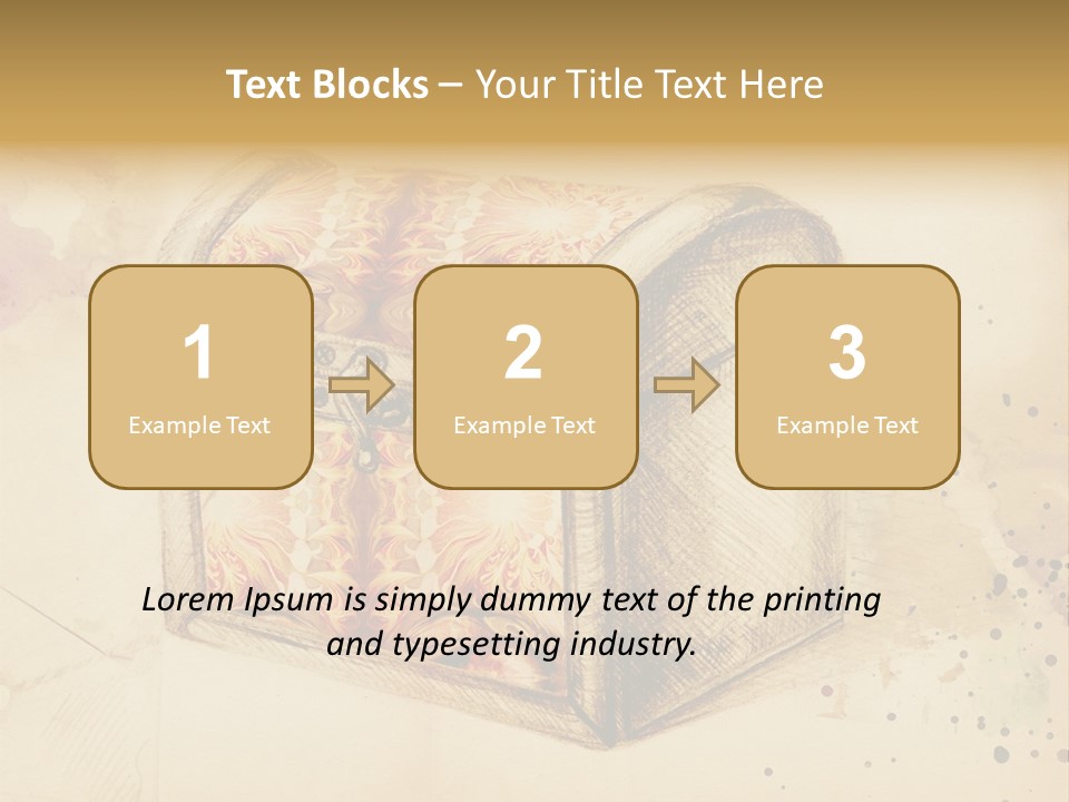 Single Retro Background PowerPoint Template