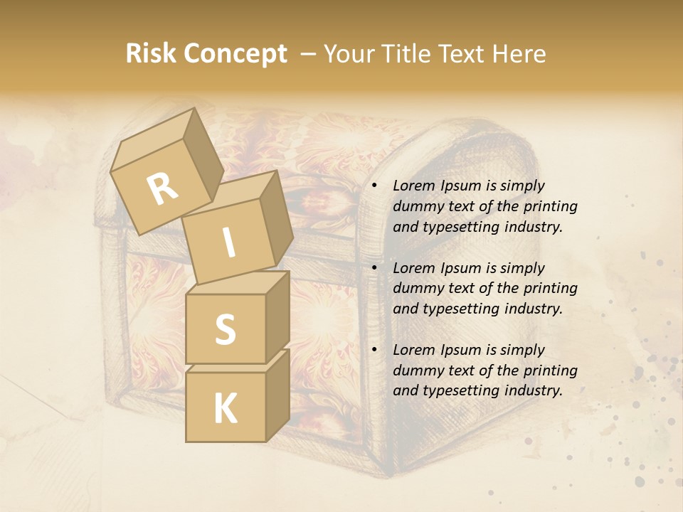 Single Retro Background PowerPoint Template