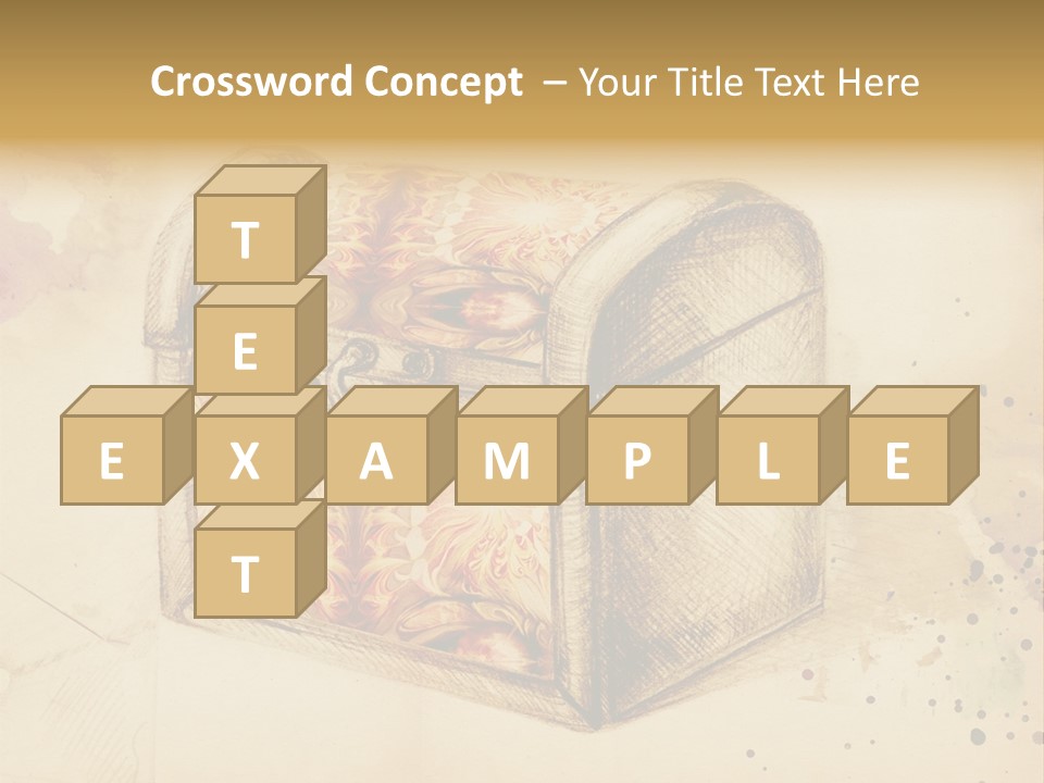 Single Retro Background PowerPoint Template