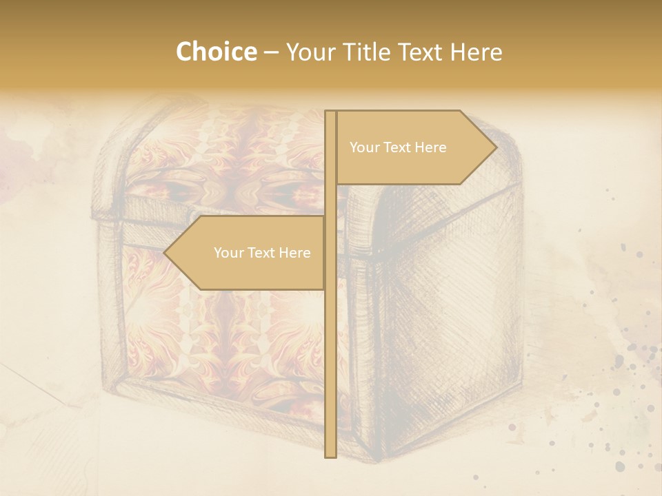 Single Retro Background PowerPoint Template